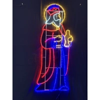 Red/Blue Wiseman Rope Light Motif