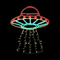 Christmas UFO Rope Light Motif 