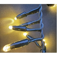 Commercial 10m Warm White Waterproof Cluster Curtain -240V
