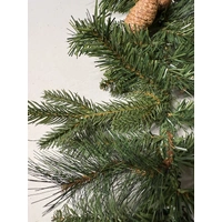 2.7M Green Mixed Leaf  Christmas Garland