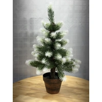 60cm Potted Snow Christmas Tree 