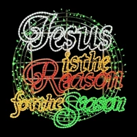 Jesus is the Reason for the Season Rope Light Motif 