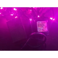 10M LED Pink Icicles 