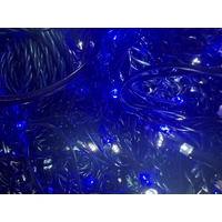 25M White and Blue Icicles