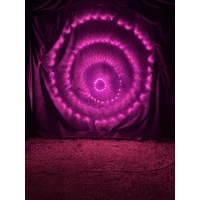 Round Pink Net Light- 2m diameter