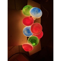 Set of 8 Coloured Mushrooms