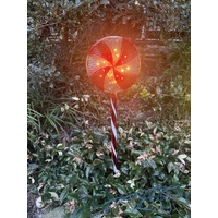 4 Coloured Lollipop Lights - 18cm diameter