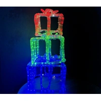 3D Gift Boxes Rope Light Motif- Set of 3