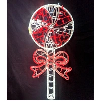 Spinning Lollipop Rope Light Motif - 100cm