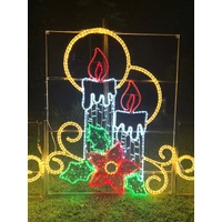 Giant Candle Swirl 5.2m Long Rope Light Motif 