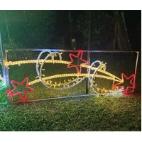 Large 4.6m Tree with Swirling Effect Rope Light Motif