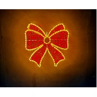 60cm Red Bow Rope Light Motif 