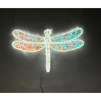 Dragon Fly Rope Light Motif