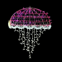 2D Ocean Jelly Fish Rope Light Motif