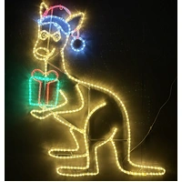 New Christmas Kangaroo Rope Light Motif