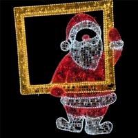 Santa Selfie Rope Light Motif