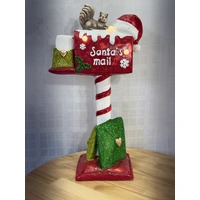 62cm Resin Santa's Mailbox