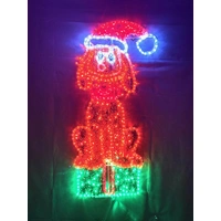 130cm Max Sitting On Present Rope Light Motif 