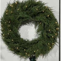 60cm Elegant Pine Wreath 