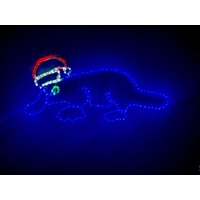 Christmas Platypus Rope Light Motif  