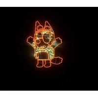 Red Dog Rope Light Motif