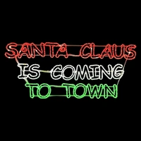 SANTA CLAUS IS COMING TO TOWN Rope Light Motif