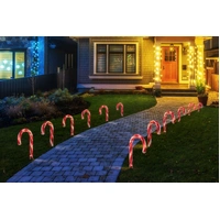 Solar Mini Candy Cane Path Lights - PREORDER FOR 2025