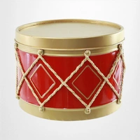 Deluxe Metal Drum w/Lid - 3 pc Set