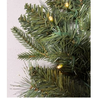 270cm mixed leaf Prelit Glitter Christmas Garland