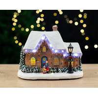 LED Musical Villages with Icicles