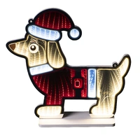 40cm Infinity Light Dachshund Motif