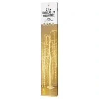 7 Foot Warm White Weeping Willow