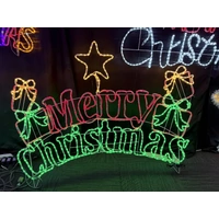 Merry Christmas with Presents/Star Rope Light Motif 