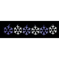 6 Snowflakes Rope Light Motif - FREE SHIPPING