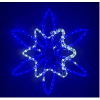 64cm White/Blue North Star Motif 