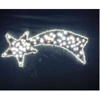 Large Shooting Star Rope Light Motif