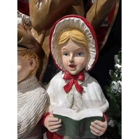 Resin Caroler Family (4 figures together) 