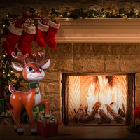 Resin Cute Reindeer