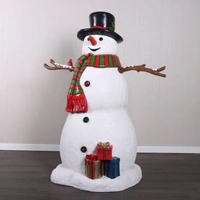 Resin Snowman with Presents 