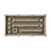 NOCH 58282 - Sandstone Walls - 104cm long - HO Scale
