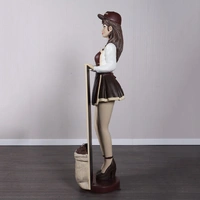 150cm Resin Barista Lady