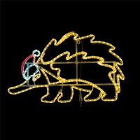 Christmas Echidna Rope Light Motif 