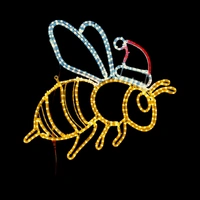 Christmas Bee Rope Light Motif