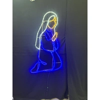 Mary Nativity Rope Light Motif
