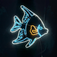 New Aqua Fish Rope Light Motif