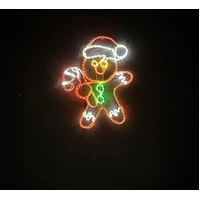 NEW 80cm Gingerbread Boy Rope Light Motif