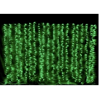 Green Waterfall Curtain Light  3m long x 2m drop