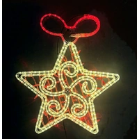 Swirl Star Rope Light Motif 