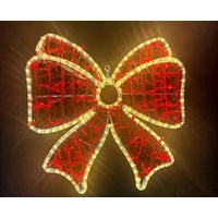 60cm Red Bow Rope Light Motif 