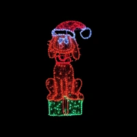 130cm Max Sitting On Present Rope Light Motif 